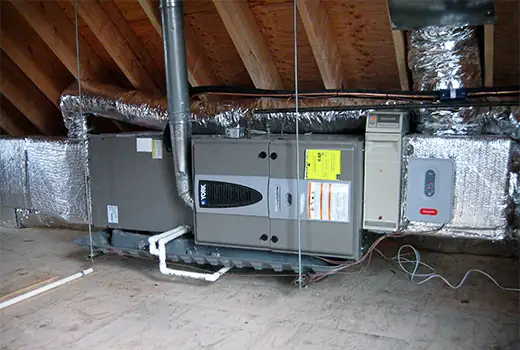 Installation of brand-new high-capacity HVAC unit during system upgrade
